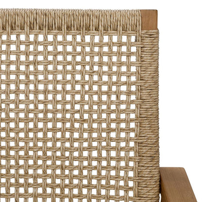 Henry & Mason - Boccah Teak Wood Occasional Chair with Hyacinth and Woven Wicker - DV7894 veiw 5