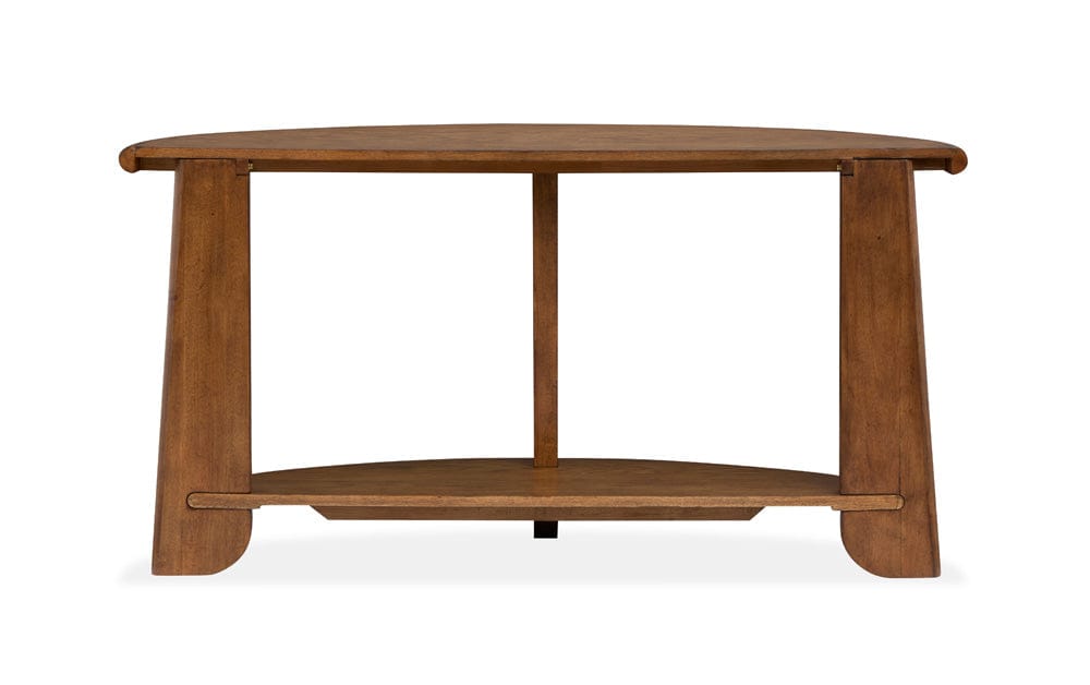 Henry & Mason  -  Brannix Tawny Brown Demilune Sofa Table  - AFA01289 view 4