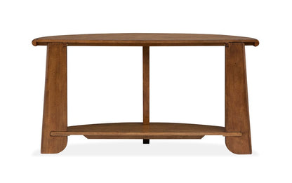 Henry & Mason  -  Brannix Tawny Brown Demilune Sofa Table  - AFA01289 view 4