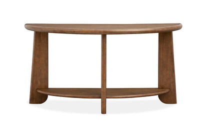 Henry & Mason  -  Brannix Tawny Brown Demilune Sofa Table  - AFA01289 view 5