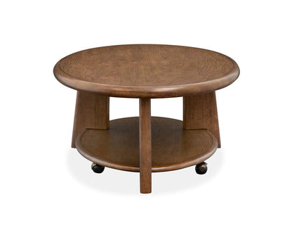 Henry & Mason  -  Brannix Tawny Brown Oval Cocktail Table With Casters  - AFA01290 view 6