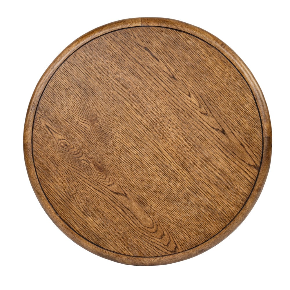 Henry & Mason  -  Brannix Tawny Brown Round End Table  - AFA01291 view 7