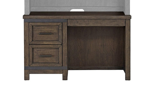Henry & Mason - Briar Cliff Student Desk in Rock Beaten Brown with Saw Cuts - AFA03637 view 1