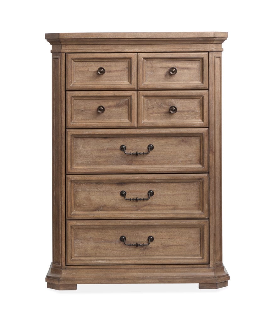 Henry & Mason  -  Briar Crest Florentine Walnut Drawer Chest  - AFA00754 view 2