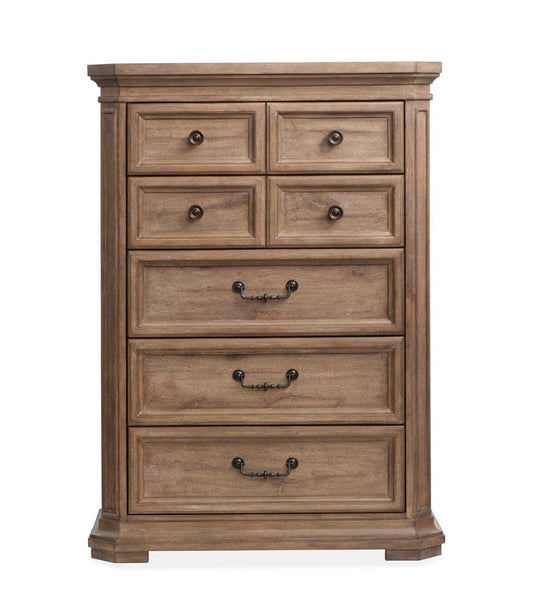 Henry & Mason  -  Briar Crest Florentine Walnut Drawer Chest  - AFA00754 view 2