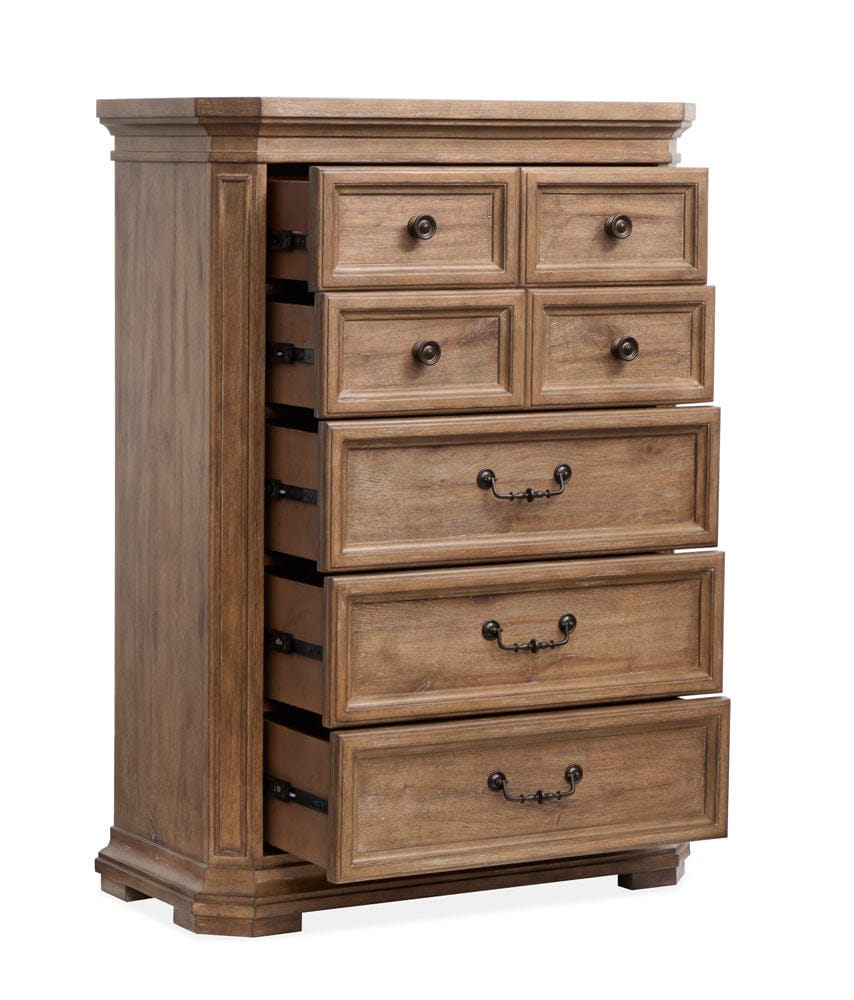 Henry & Mason  -  Briar Crest Florentine Walnut Drawer Chest  - AFA00754 view 4