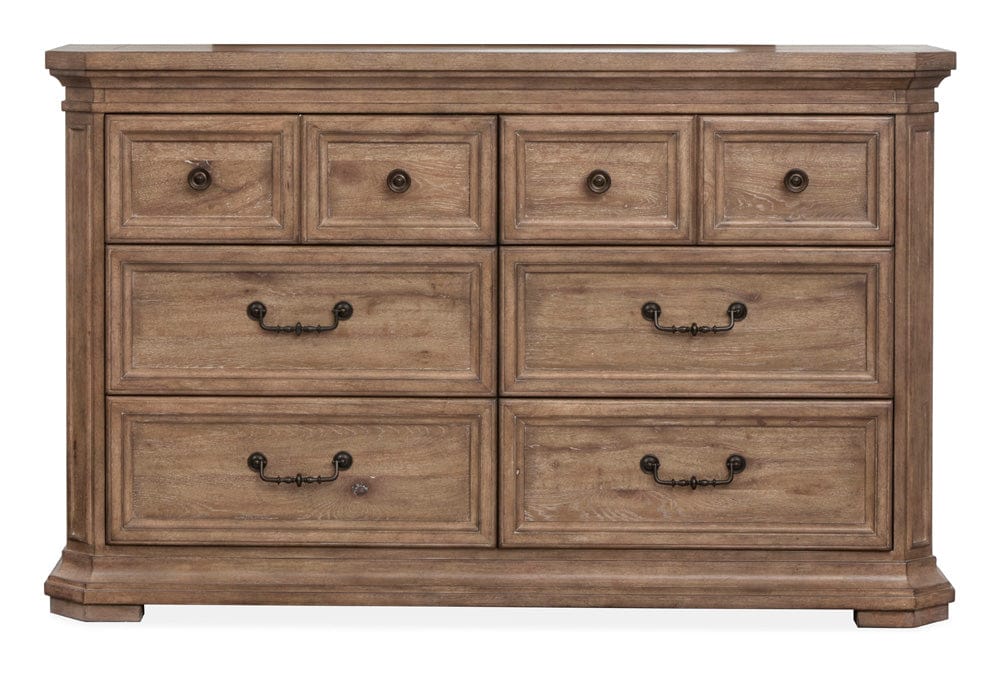 Henry & Mason  -  Briar Crest Florentine Walnut Drawer Dresser  - AFA00755 view 2
