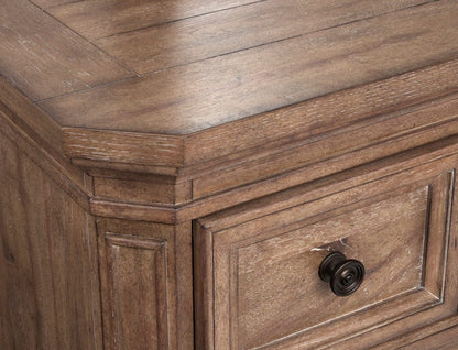 Henry & Mason  -  Briar Crest Florentine Walnut Drawer Dresser  - AFA00755 view 5