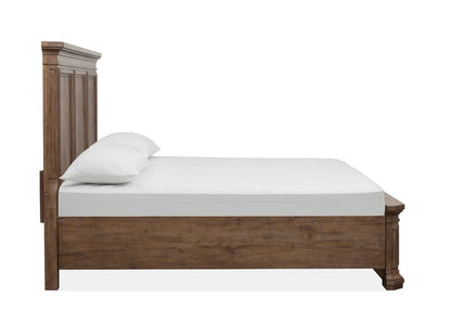 Henry & Mason  -  Briar Crest Florentine Walnut King Panel Bed  - AFA00758 view 3