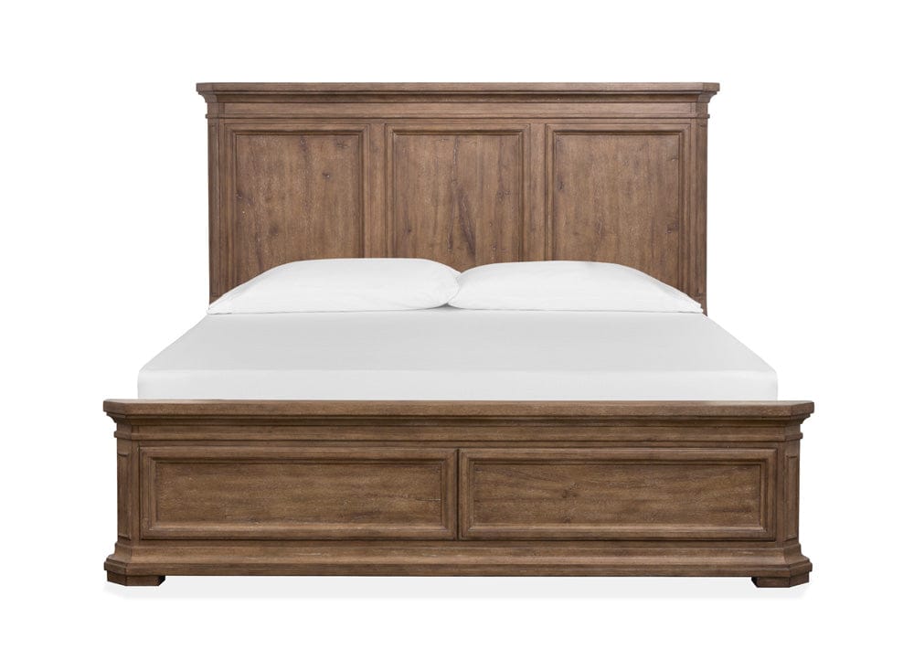 Henry & Mason  -  Briar Crest Florentine Walnut Queen Panel Bed  - AFA00761 view 2
