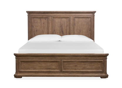 Henry & Mason  -  Briar Crest Florentine Walnut Queen Panel Bed  - AFA00761 view 2