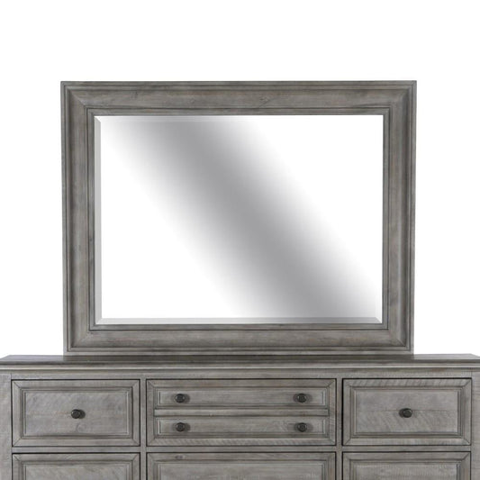 Henry & Mason - Briarhill Landscape Mirror in Dovetail Grey - AFA00367 view 1
