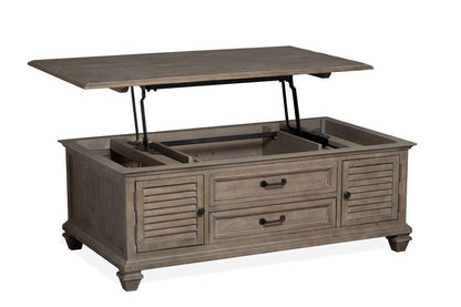 Henry & Mason - Briarhill Lift Top Storage Cocktail Table w/Casters - AFA00369 view 4