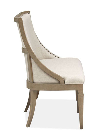 Henry & Mason - Briarhill Wood Bench w/Upholstered Seat & Back KD - AFA00721 view 2