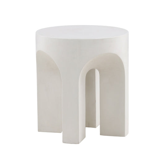 Henry & Mason - Brookins Ivory Concrete Side Table - DV7270 veiw 1