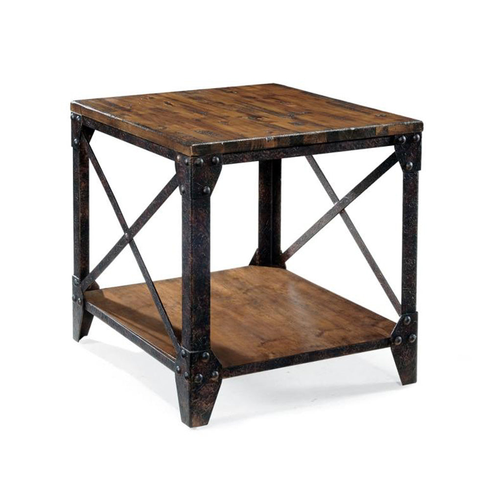 Henry & Mason - Brookpine Wood Rectangular End Table - AFA00504 view 1