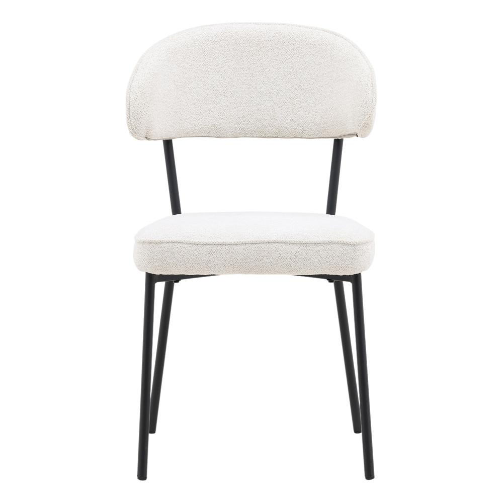 Henry & Mason - Bryerly Iron Dining Chairs with Cream Performance Fabric St of 2 - DV7262 veiw 2