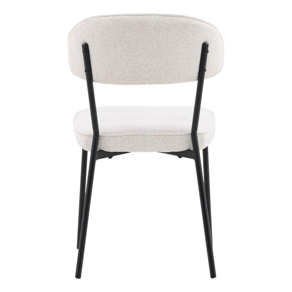 Henry & Mason - Bryerly Iron Dining Chairs with Cream Performance Fabric St of 2 - DV7262 veiw 4