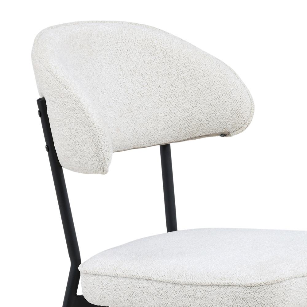 Henry & Mason - Bryerly Iron Dining Chairs with Cream Performance Fabric St of 2 - DV7262 veiw 5