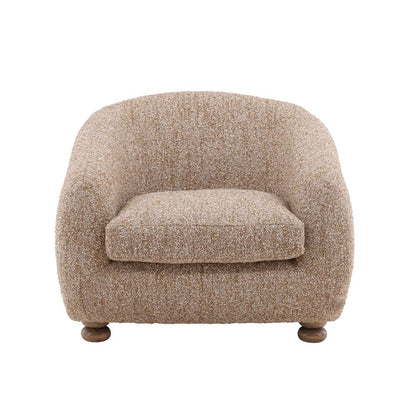 Henry & Mason - Bundi Rubberwood Accent Chair with Multi-Tone Boucle Fabric - DV7414 veiw 2