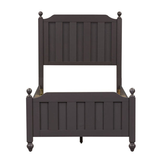 Henry & Mason - Cabin Vista Twin Panel Bed, Dresser & Mirror in Dark Gray - AFA02714 view 2