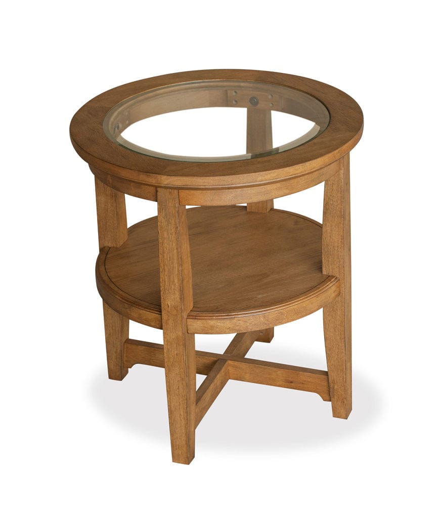 Henry & Mason  -  Calden Honey Brown Shelf End Table  - AFA00944 view 2