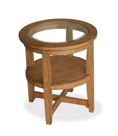 Henry & Mason  -  Calden Honey Brown Shelf End Table  - AFA00944 view 2