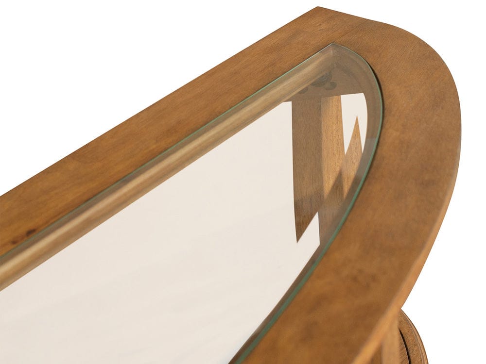 Henry & Mason  -  Calden Honey Brown Shelf Sofa Table  - AFA00945 view 3