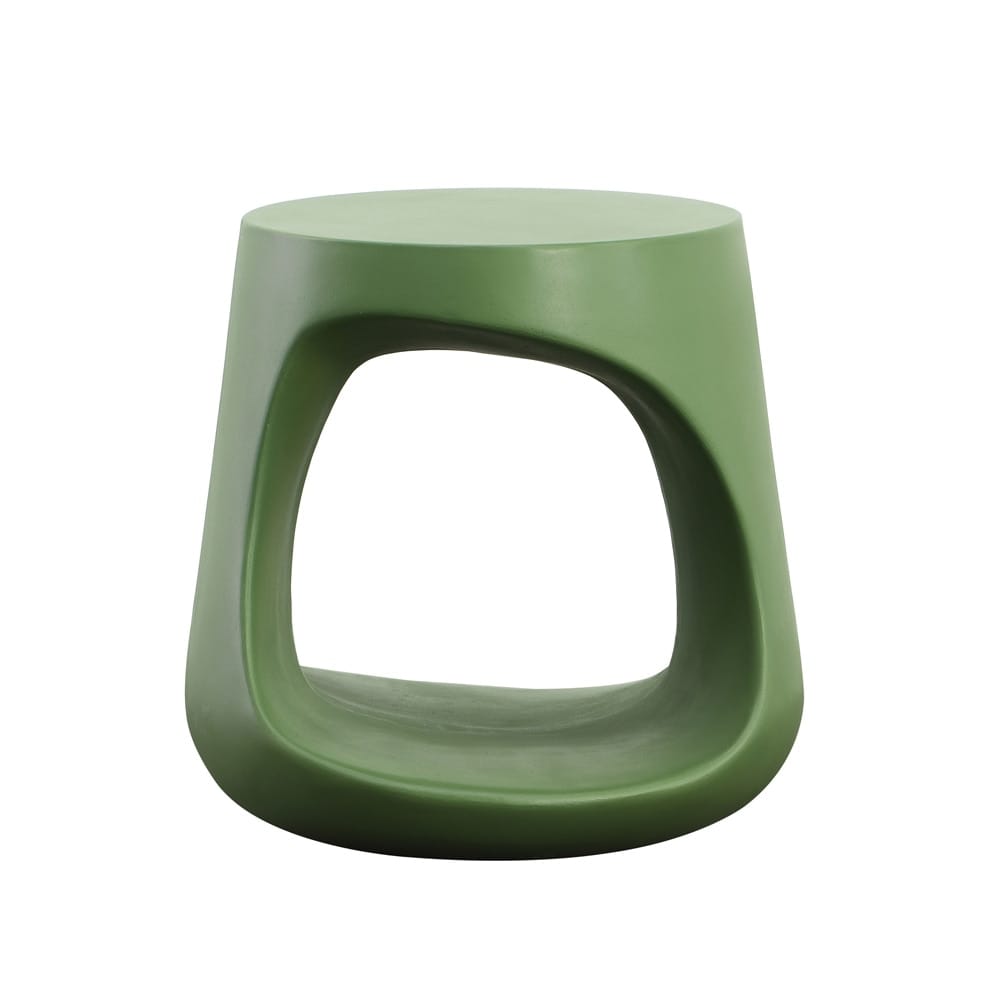 Henry & Mason - Calvina Olive Green Lightweight Concrete Side Table - DV7294 veiw 2