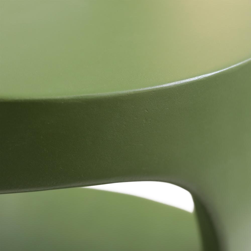 Henry & Mason - Calvina Olive Green Lightweight Concrete Side Table - DV7294 veiw 5