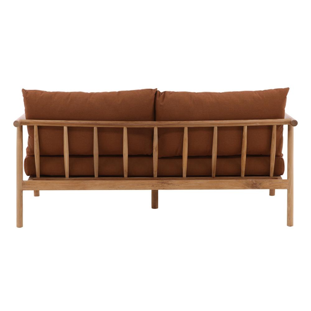 Henry & Mason - Carlotta Teak Outdoor Sofa with Sienna Acrylic Upholstery - DV7242 veiw 4