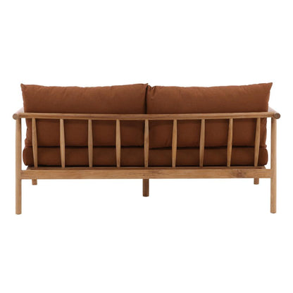 Henry & Mason - Carlotta Teak Outdoor Sofa with Sienna Acrylic Upholstery - DV7242 veiw 4
