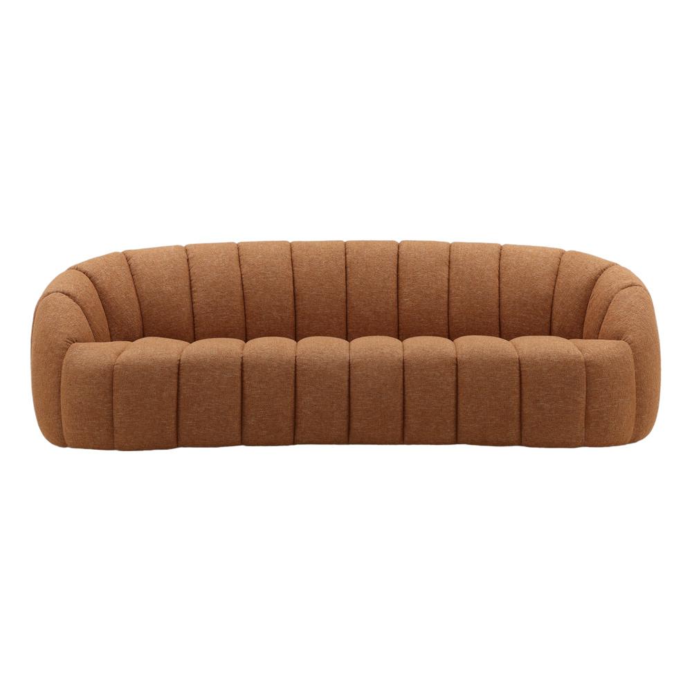 Henry & Mason - Chantal Conversational Sofa in Ginger Basketweave Fabric - DV7693 veiw 2