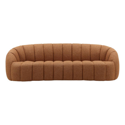 Henry & Mason - Chantal Conversational Sofa in Ginger Basketweave Fabric - DV7693 veiw 2