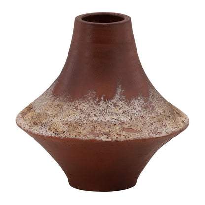Henry & Mason - Chernok 12in Brown Terracotta Vase - DV7625 veiw 1