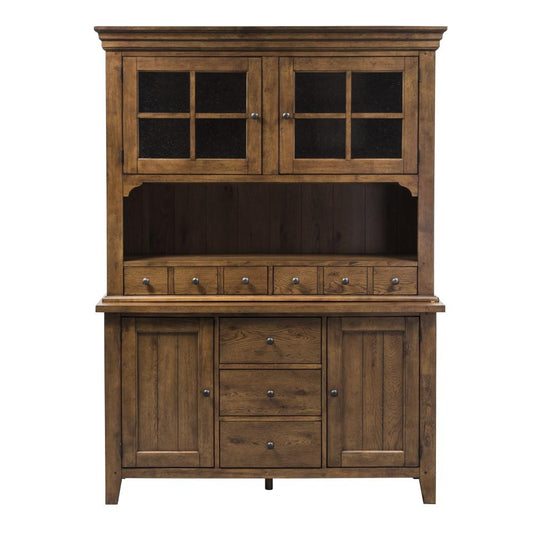 Henry & Mason - Chimney Hill Hutch & Buffet in Tobacco & Black - AFA02498 view 1
