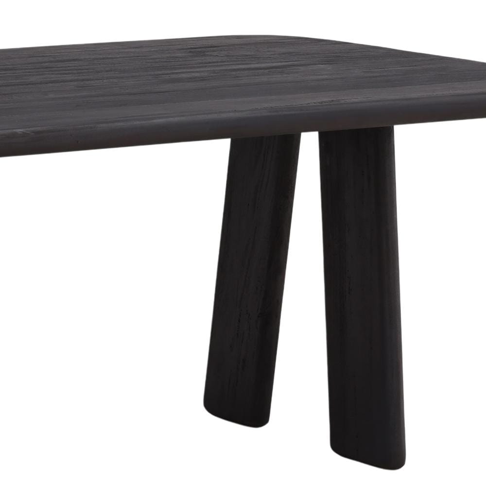 Henry & Mason - Clara 94.75in Dark Brown Mindi Wood Dining Table - DV7558 veiw 4