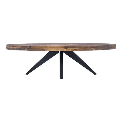 Henry & Mason - Clark Acacia Oval Coffee Table in Brown - ACA-849-BRO-CFET veiw 1