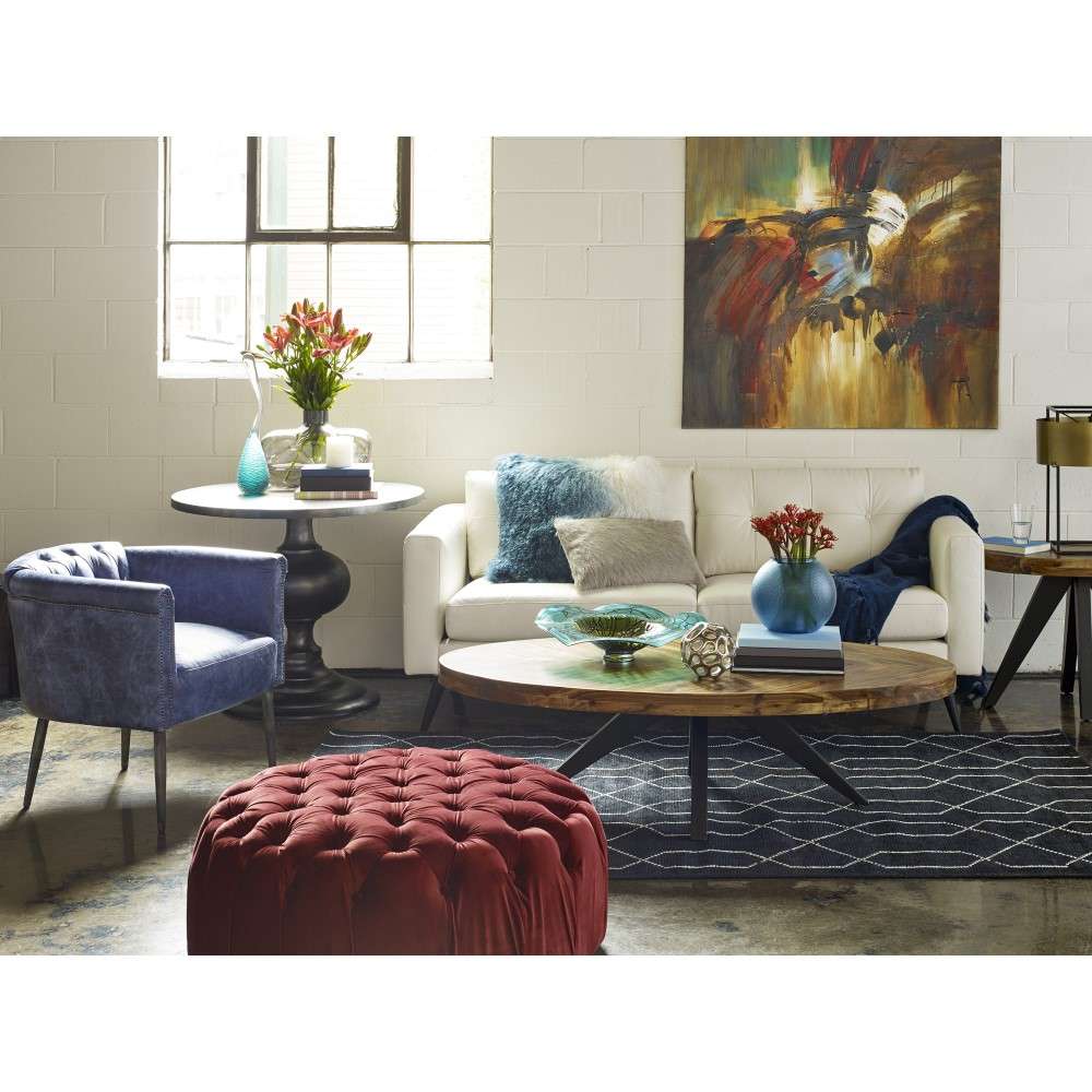 Henry & Mason - Clark Acacia Oval Coffee Table in Brown - ACA-849-BRO-CFET veiw 3