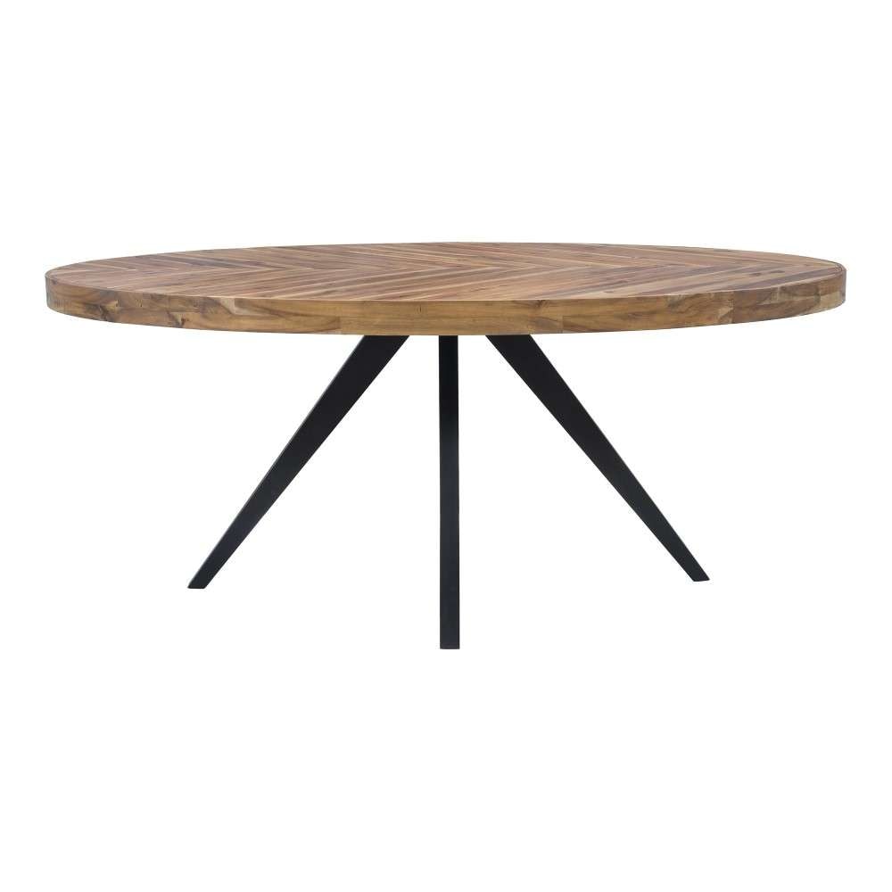 Henry & Mason - Clark Acacia Oval Dining Table in Brown - ACA-849-BRO-DT-03 veiw 1