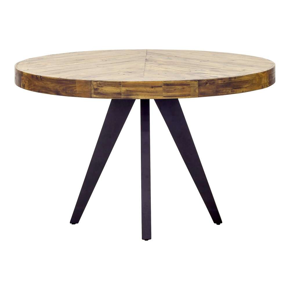 Henry & Mason - Clark Acacia Round Dining Table in Brown - ACA-849-BRO-DT-02 veiw 1