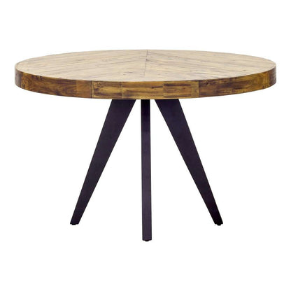 Henry & Mason - Clark Acacia Round Dining Table in Brown - ACA-849-BRO-DT-02 veiw 1