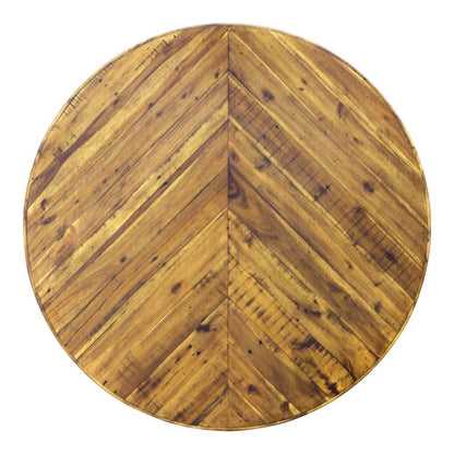 Henry & Mason - Clark Acacia Round Dining Table in Brown - ACA-849-BRO-DT-02 veiw 3