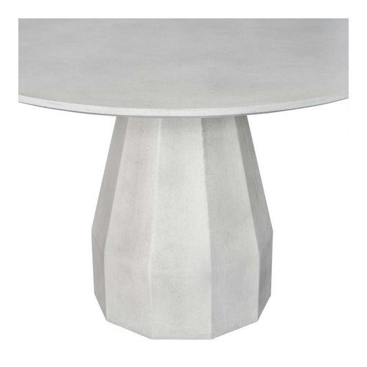 Henry & Mason - Cleo Outdoor Dining Tablen in Antique White - CLE-840-WHI-DT veiw 2