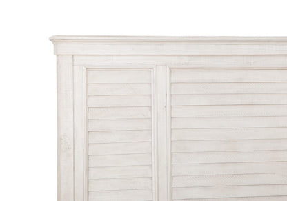 Henry & Mason  -  Coastal Birch Alabaster California King Shutter Panel Bed  - AFA01148 view 5