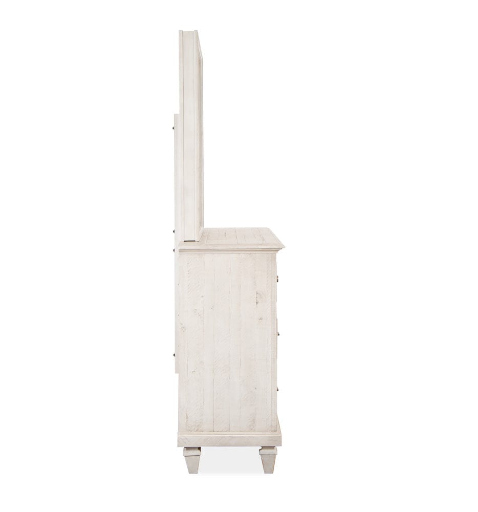 Henry & Mason  -  Coastal Birch Alabaster Drawer Dresser With Landscape Mirror  - AFA01150 view 3