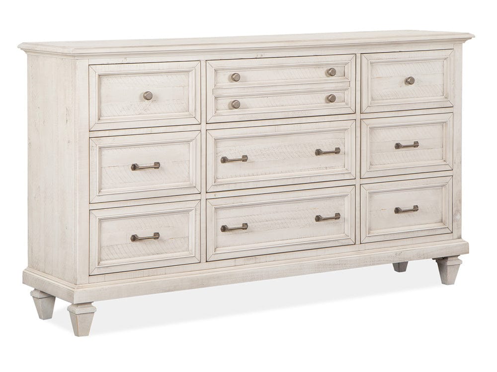 Henry & Mason  -  Coastal Birch Alabaster Drawer Dresser With Landscape Mirror  - AFA01150 view 4
