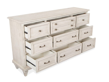 Henry & Mason  -  Coastal Birch Alabaster Drawer Dresser With Landscape Mirror  - AFA01150 view 8