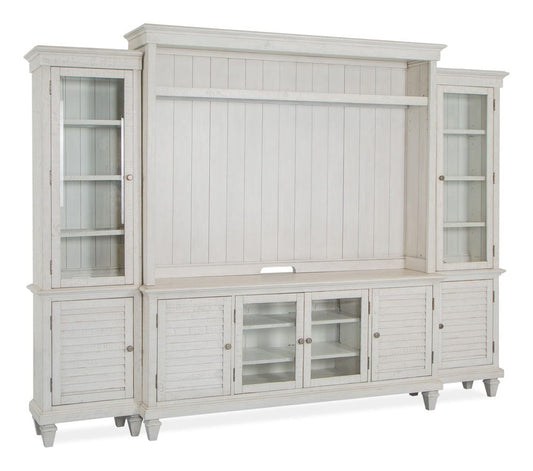 Henry & Mason  -  Coastal Birch Alabaster Entertainment Wall  - AFA01151 view 1
