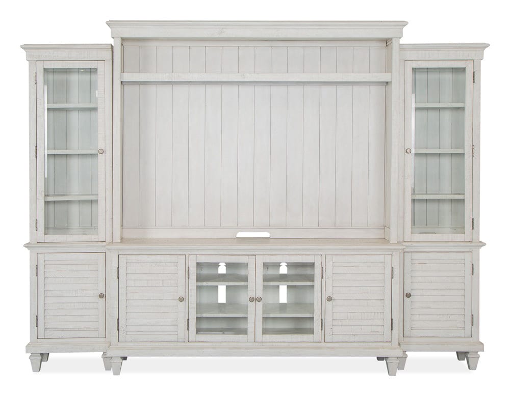 Henry & Mason  -  Coastal Birch Alabaster Entertainment Wall  - AFA01151 view 2